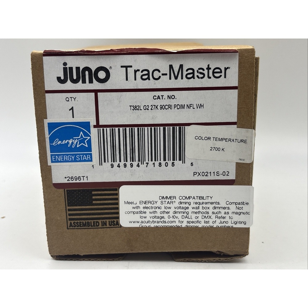 JUNO TRAC-MASTER T382L G2 27K 90CRI PDIM NFL WH